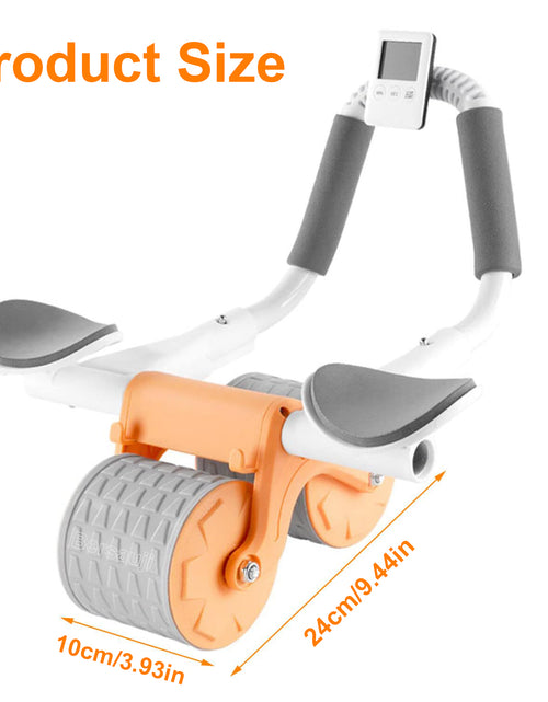 Load image into Gallery viewer, 2025 New with Timer Ab Abdominal Exercise Roller Elbow Support, Abs Roller Wheel Core Exercise Equipment, Automatic Rebound Abdominal Wheel
