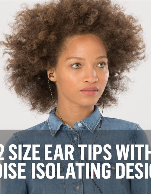 Load image into Gallery viewer, Smile Jamaica Wired: Wired Earphones with Microphone, Noise Isolating Design, and Sustainable Materials (Rasta)
