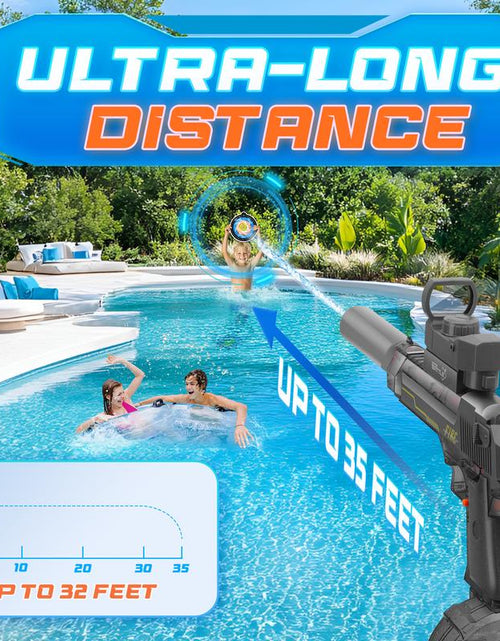 Load image into Gallery viewer, AquaBlaze™ Electric Water Blaster – LED Power Squirt Gun for Epic Summer Battles
