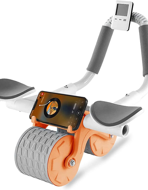 Load image into Gallery viewer, 2025 New with Timer Ab Abdominal Exercise Roller Elbow Support, Abs Roller Wheel Core Exercise Equipment, Automatic Rebound Abdominal Wheel
