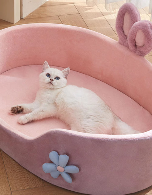 Load image into Gallery viewer, Detachable Pet Bed Pet Bed Detachable Washable Dog Sleeping Bed Soft Comfortable Warm Cat Bed for Four Seasons Soft Pet Bed
