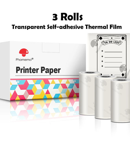 Portable Mini Thermal Printer T02 Mini Pocket Label Printer DIY Self-Adhesive Sticker Label Machine Various Label Paper