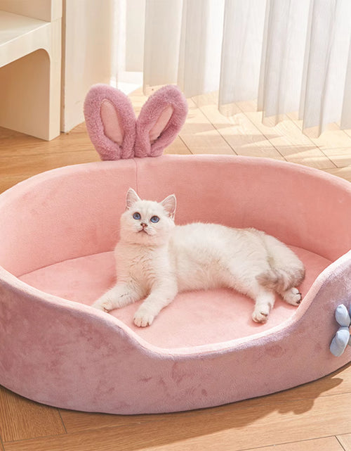 Load image into Gallery viewer, Detachable Pet Bed Pet Bed Detachable Washable Dog Sleeping Bed Soft Comfortable Warm Cat Bed for Four Seasons Soft Pet Bed
