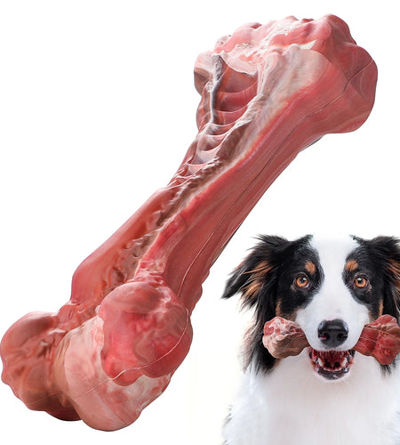Dog Toys Aggressive Chewers Large Dogs Bone-Shaped Indestructible Dog Toys Nylon Interactive Dog Toys Teeth Cleaning