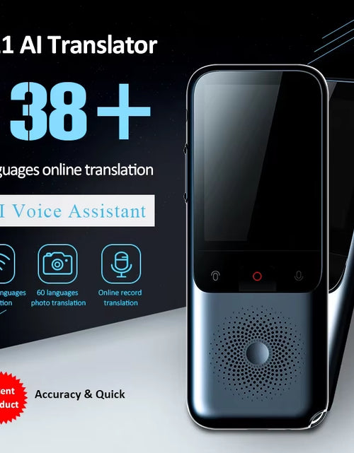 Load image into Gallery viewer, T11 Portable Audio Translator 138 Language Smart Translator Offline in Real Time Smart Voice AI Voice Photo Translator T10Pro
