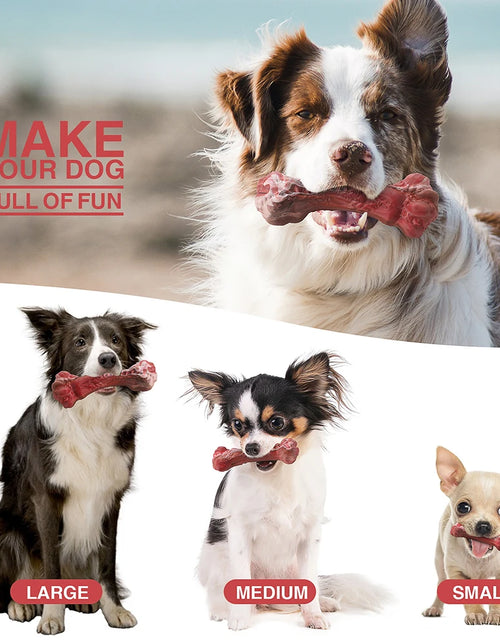 Load image into Gallery viewer, Dog Toys Aggressive Chewers Large Dogs Bone-Shaped Indestructible Dog Toys Nylon Interactive Dog Toys Teeth Cleaning

